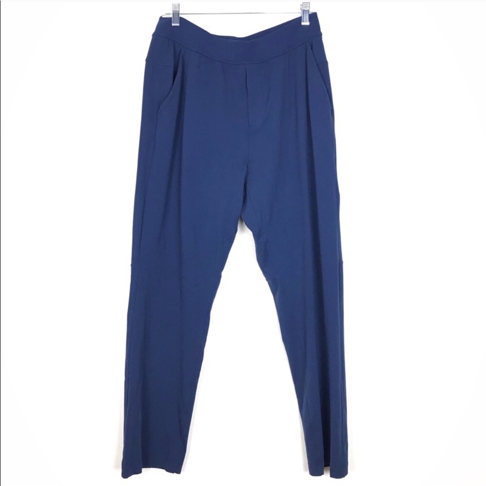 LULULEMON City Sweat Pant Classic Thermo Sz L Navy